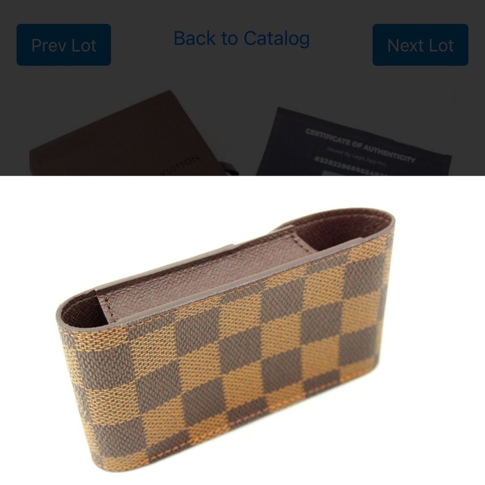 Louis Vuitton Damier Ebene Wallet - Picture 8 of 8